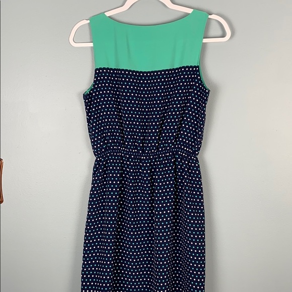 Tommy Hilfiger Navy/Green/White polka dot Dress - Picture 4 of 8